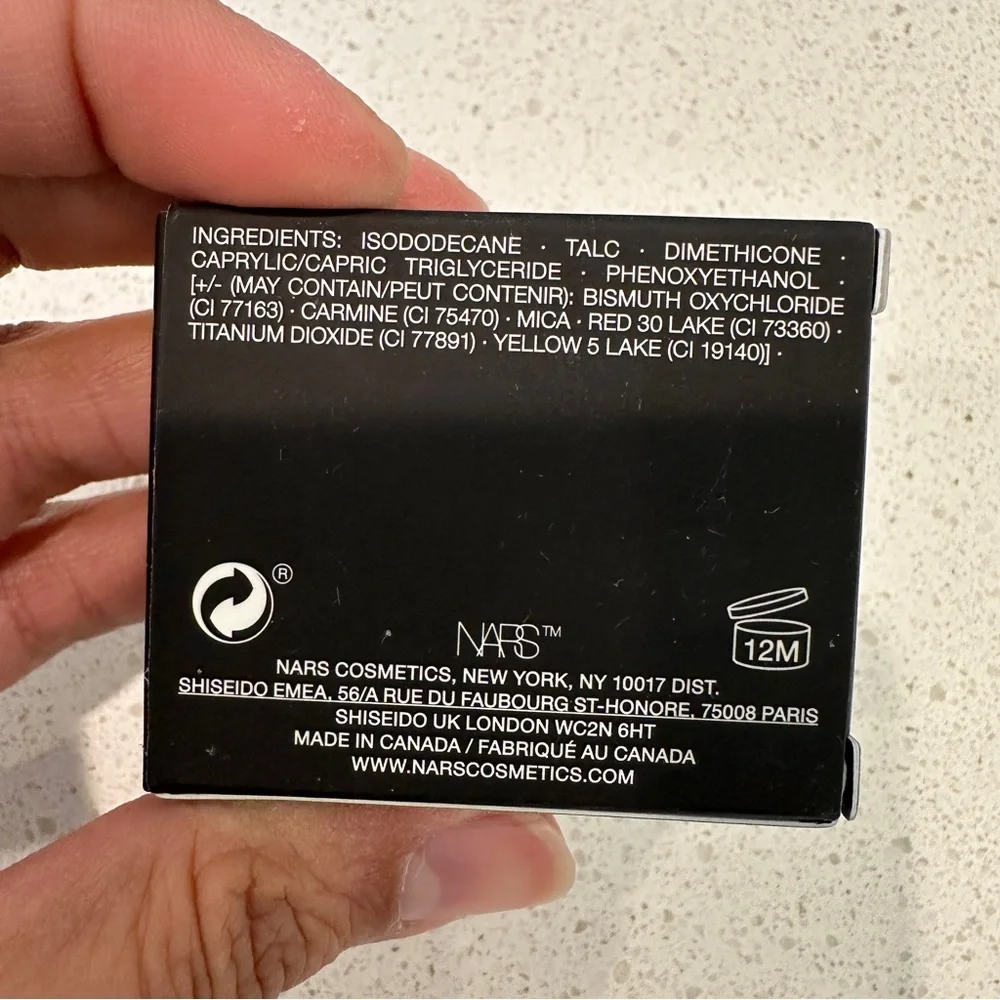 New in Box NARS Mini Blush Talc Free in OrgasmX sz 2.5gm